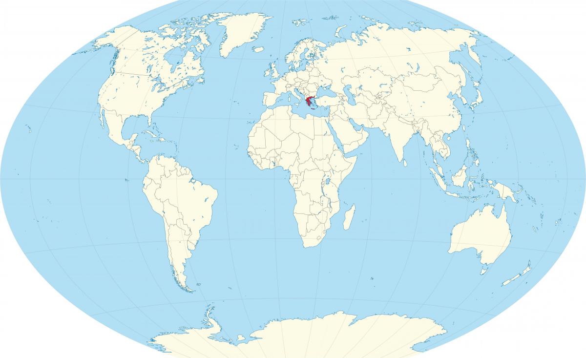 Griechenland Standort auf der Weltkarte
